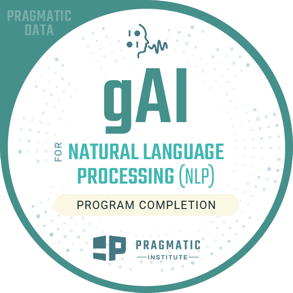 Generative AI for NLP badge