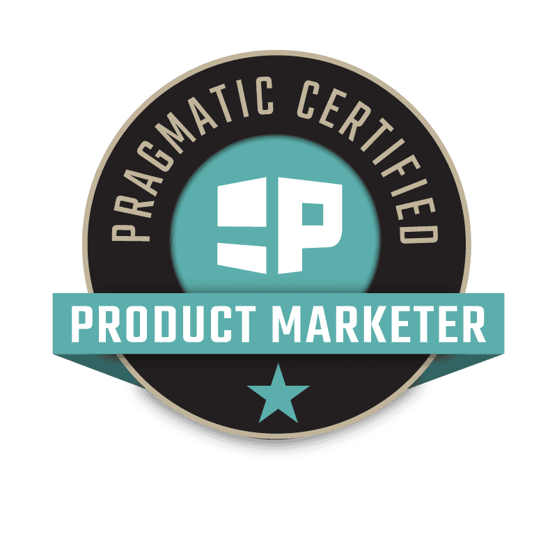 Pragmatic Institute Product Marketing Certification Badge