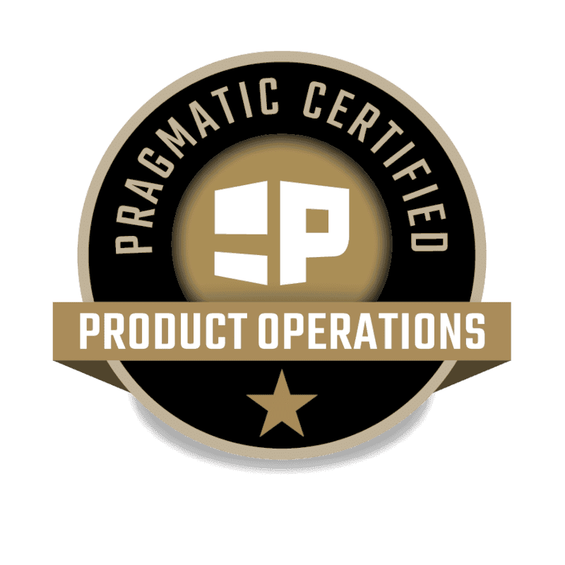Pragmatic Institute Product Operations Certification Badge